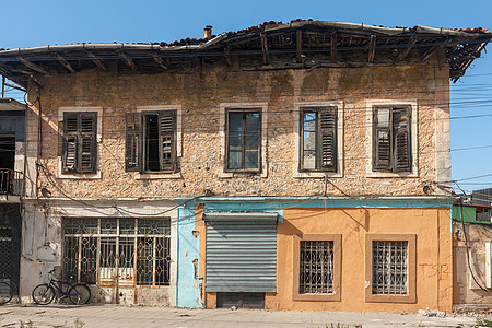 阿尔巴尼亚市Shkodra的一栋老房子图片