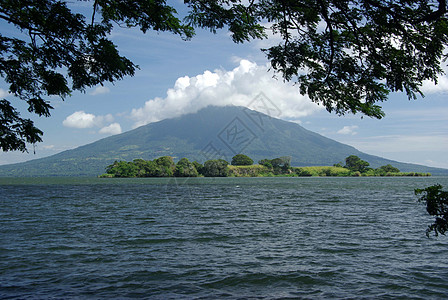 尼加拉瓜的景观荒野热带火山顶峰风景表位红树地质学沼泽图片