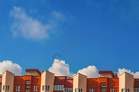 蓝天上的云空气白色生态天堂环境蓝色晴天建筑云景季节高清图片