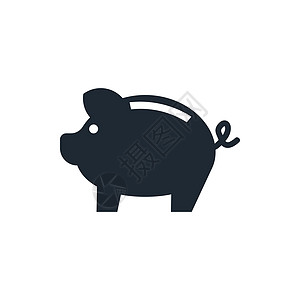 图标货币猪图片