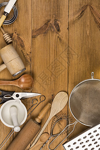 文字空间擀面杖背景食谱厨具菜单勺子工具剪刀农家刀具图片