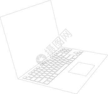 笔记本草图键盘屏幕技术概念电子产品电脑互联网背景图片