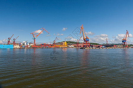瑞典哥德堡大型工业航运港口(瑞典哥德堡)图片