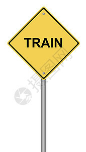 列火车警告信号图片