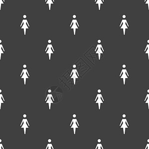 女性上厕所的网页图标 平板设计 无缝模式浴室壁橱卫生男生女士性别合伙伙伴购物中心女孩背景图片