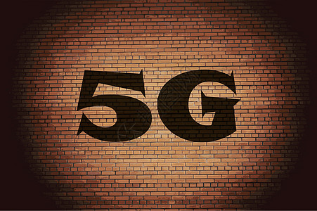 5G 图标符号 Flat 现代网络设计 有长阴影和文字空间 矢量标签标准令牌按钮技术电话邮票插图质量数据图片