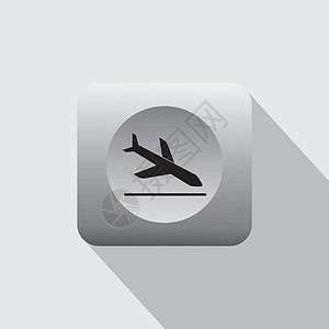机场标志插图地球空气商业运输加载跑道手续图标飞机图片