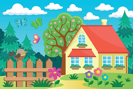 花园和家居主题背景 1图片