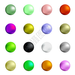 色彩多彩的球体按钮玩具反射紫色气泡蓝色玻璃阴影插图圆圈背景图片