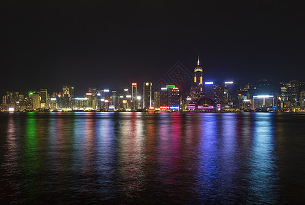 香港市港口城市景观市中心摩天大楼办公室顶峰日落金融爬坡图片