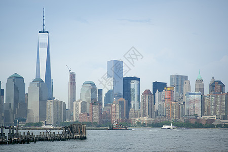 纽约世界天空天际金融自由中心城市地标摩天大楼景观图片