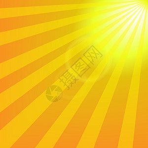 光线抽象旅行背景的明黄太阳( 亮黄色)图片