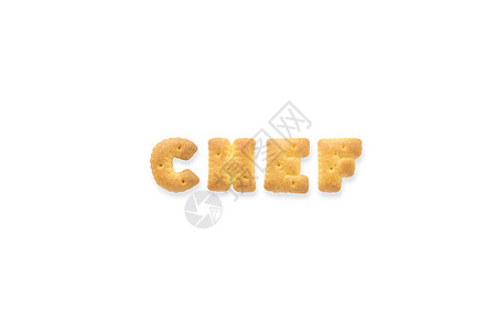 字母CHEF 字母缩写 Cookie饼干高清图片