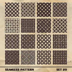 SEAMLESS 传统模式打印织物代金券装饰扭索饰样本风格纺织品墙纸文凭图片