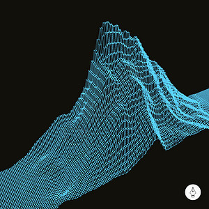 摘要地貌背景 网络空间网网络土地宽慰地形顶峰科学节点插图细胞概念图片