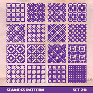 SEAMLESS 传统模式边界正方形织物证书包装扭索饰墙纸海豹代金券样本图片