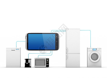 互联网信息网络概念计算洗碗机商业技术自动化监控数据洗涤电子产品冰箱图片