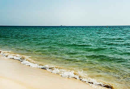 美丽自然热带太阳风景海景支撑旅行海滩天堂蓝色海岸图片