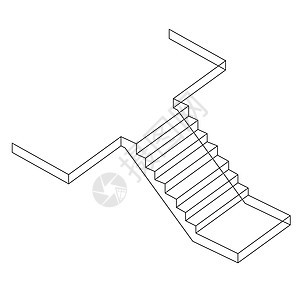钢筋水泥混凝土楼梯图草图建筑学脚步圆圈石头曲线插图螺旋艺术连续体图片