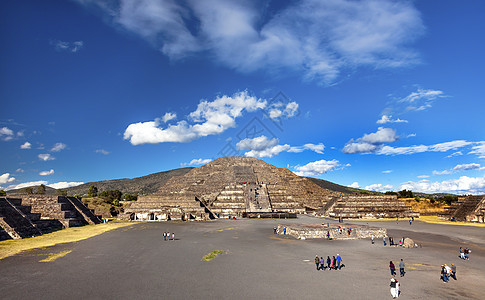 死神大道寺庙月月金字塔Teotihuacan图片