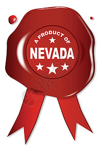 内华达州产品丝带红色邮票印章印模橡皮海豹图章图片
