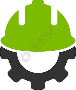 从开发图标机器盔甲工程师灰色商业工人技术机械承包商工业图片