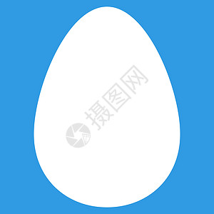 鸡蛋平面白颜色图标蓝色数字背景早餐形式字形细胞食物图片