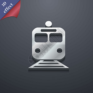 3D 样式 Trendy 具有文本空间的现代设计艺术喷射交通工具铁路服务地铁乘客时间车轮旅游图片