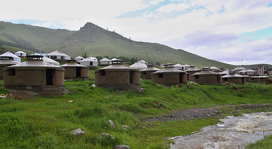 乌兰巴托附近的蒙古尤尔塔难民营图片