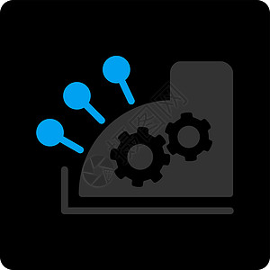 现金登记图标交易钱箱购物平衡计算机数字销售量工具会计贸易背景图片
