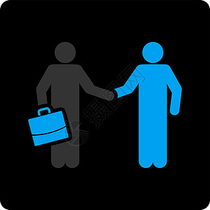 合同图标旅行客户团队交易人士团体乘客成员顾客协议图片