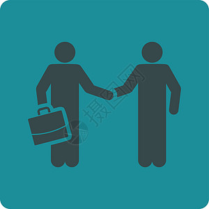 合同图标交易商务职员男人案件正方形朋友们顾客人士伙伴图片