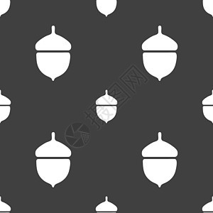 角形图标符号 灰色背景上的无缝模式 矢量森林互联网盆栽橡木信息风格叶子装饰按钮图表图片
