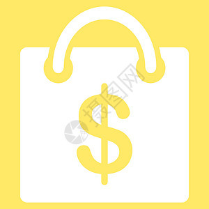 购物图标价格白色女士顾客网店电子商务盒子店铺现金产品背景图片