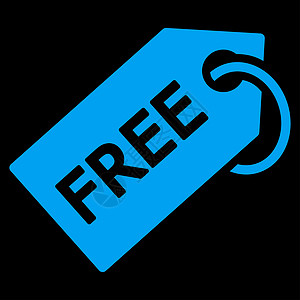 Free标签图标字形广告礼物商业折扣蓝色展示销售代码零售图片