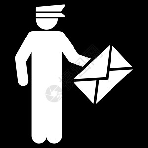 Postman 图标包装导游邮政邮差司机邮寄邮资信使服务邮箱图片