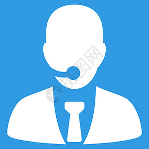 商业双彩集的呼叫中心操作器图标推销讲话耳机男人麦克风网站帮助代理人技术秘书图片