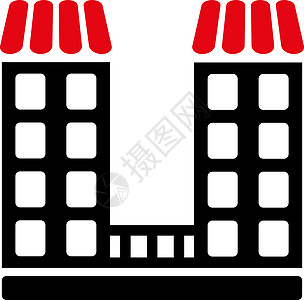 来自的公司图标摩天大楼酒店商业小屋办公室房地产公寓建筑学字形房子图片