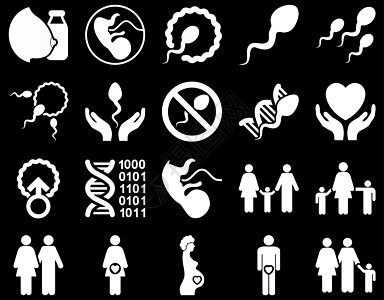 医疗图标集怀孕工程渗透胚胎细胞援助救护车情况生物药店图片