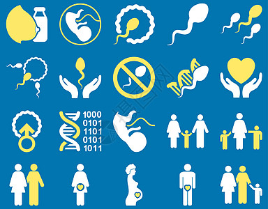 医疗图标集援助父亲药品背景生物基因施肥婴儿保险精子图片