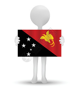 巴布亚新几内亚电脑国家商业动物主持人插图推介会旗帜卡通片港口图片