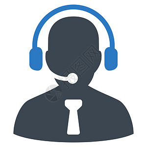 耳机图标接收操作器图标咨询代理人麦克风顾问音频耳机服务呼叫讲话控制背景