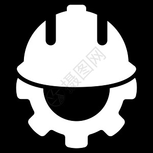 从开发图标力量帽子机械工程师服务建设者工人工业安全帽盔甲图片