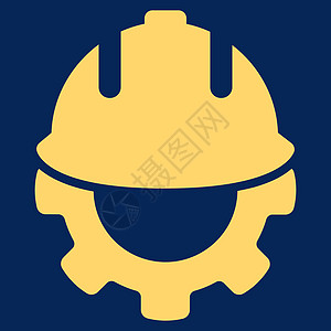 从开发图标机器工人工作头盔盔甲工程师安全技术承包商力量图片
