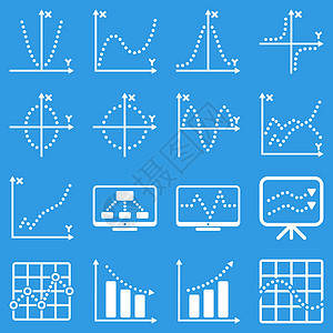 点向矢量信息地理商务图标图标集背景正弦制度网格展示屏幕曲线监控图表图片