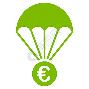 Papachlete 图标投资跳伞联盟经济生态宝藏保险字形金融降落伞图片