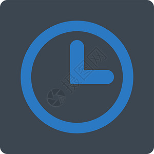 Clock 平滑的时钟蓝颜色整数按键圆圈圆形小时计时器日程速度时间蓝色指针商业图片