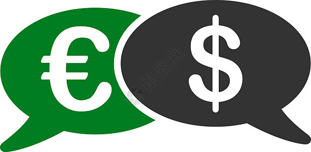 商业集团的银行交易图示美元经济电子商务交换市场支付财富气泡字形贸易灰色图片