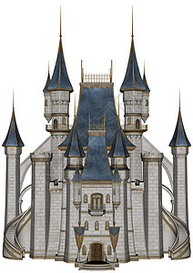 城堡  3D 仁德王国故事白色历史插图皇家堡垒王子房子石头图片