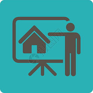 房地产商图标推介会建筑师不动产会议商业办公室住房建筑学正方形公司图片
